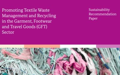 Promoting Textile Waste Management and Recycling in the Garment, Footwear, and Travel Goods Sector